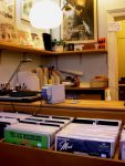 Cratedigging in Copenhagen, Denmark, at Second Beat Records